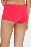 Zivame Low Rise Full Coverage Boyshorts - Rose Red — thumbnail 3